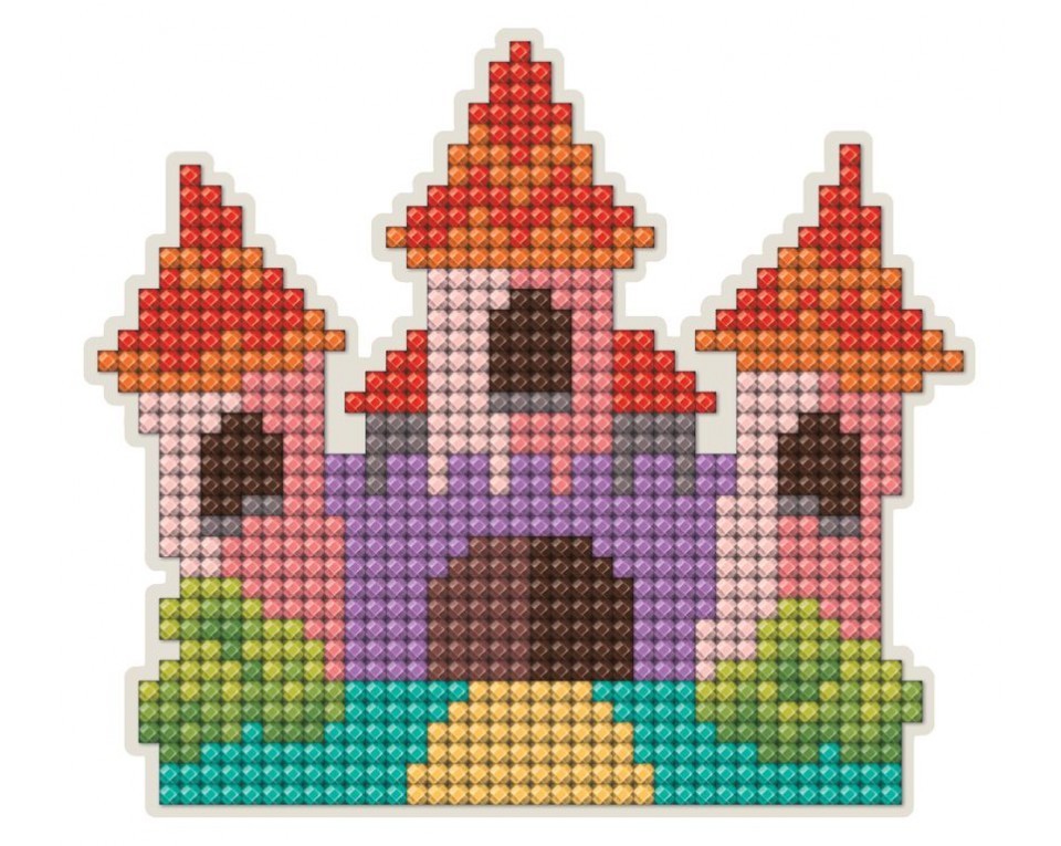 CDA-DCM087 - Magnetka hrad (Diamond painting)