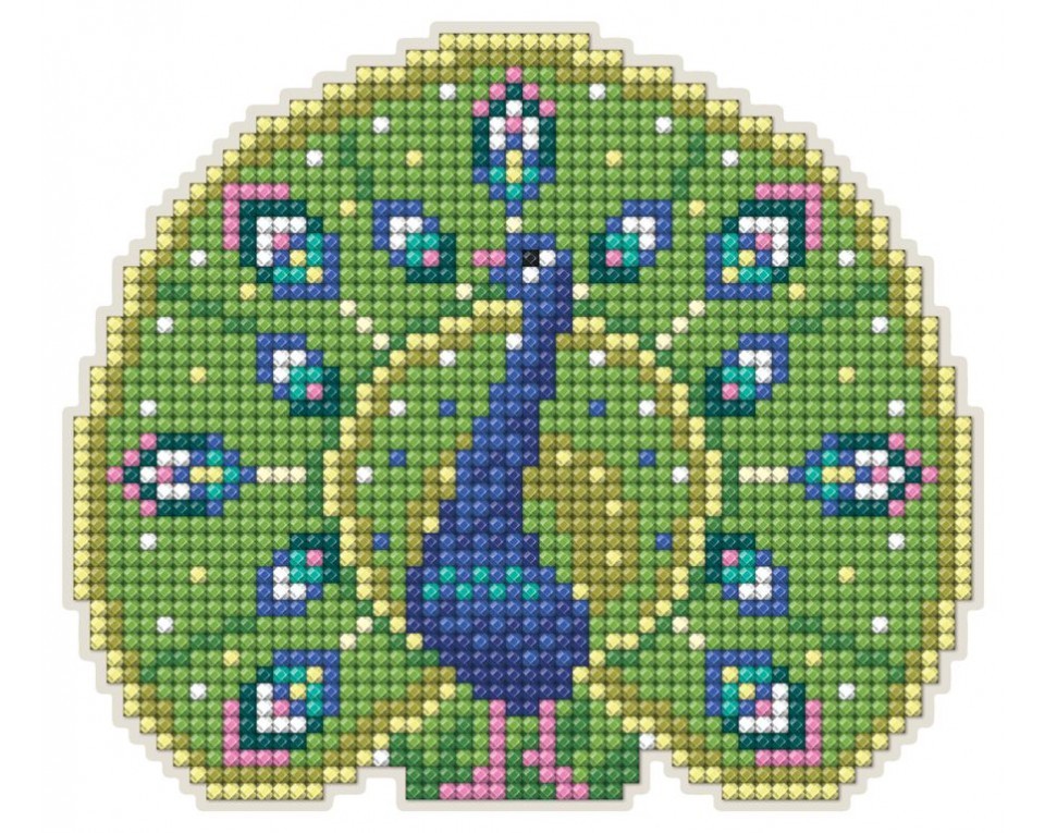 CDA-DCM047 - Magnetka páv (Diamond painting)