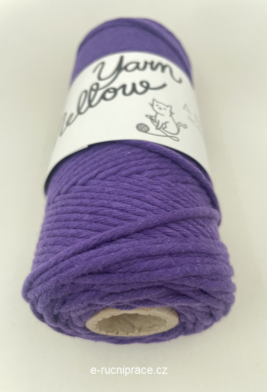 ANGEL 3 mm (Yarn Mellow) - fialová DOPRODEJ 1 ks