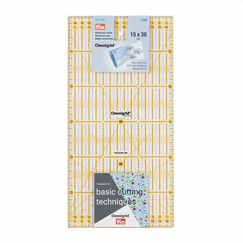 39026 - Pravítko Patchwork 15x30 cm