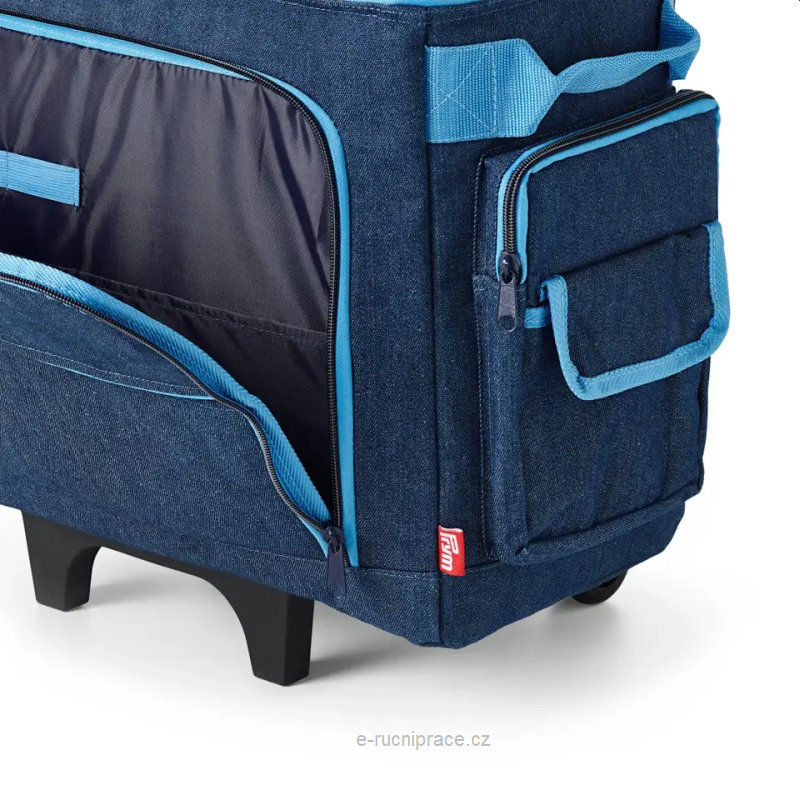39421 - Taška na kolečkách pro šicí stroj - vzor Denim