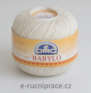 DMC Babylo 50g; síla 20 - č. 3865 světle smetanová DOPRODEJ 2 ks