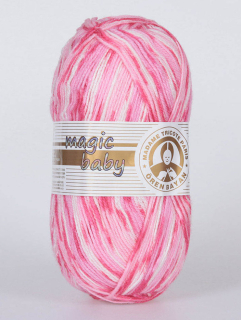 Magic Baby č. 411 - bílorůžová DOPRODEJ 3 ks