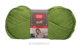 Red Heart Soft č. 0010 - jarní zelená