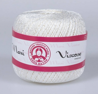 Maxi Viscose mini - č. 0003 bílá