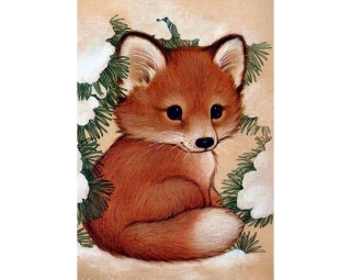 DE1031 - Malá liška (Diamond painting)