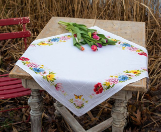 VE-0183789 - Ubrus barevné květy