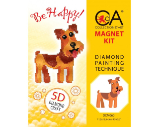 CDA-DCM060 - Magnetka pes (Diamond painting)