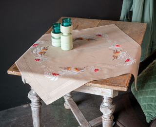 VE-0187116 - Ubrus ptáčci v zimě