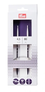 38445 - Kruhová jehlice ergonomická č. 4,5 / délka 80 cm