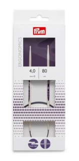 38440 - Kruhová jehlice ergonomická č. 4 / délka 80 cm