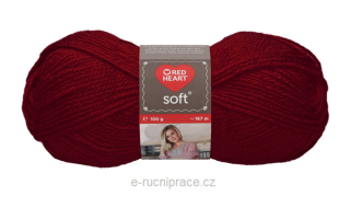 Red Heart Soft č. 8330 - vínová