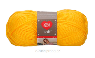 Red Heart Soft č. 8217 - žlutá