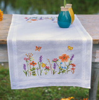 VE-0199508 - Ubrus levandule a luční květy