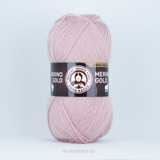Merino Gold č. 124 - světlá lila DOPRODEJ 1 ks