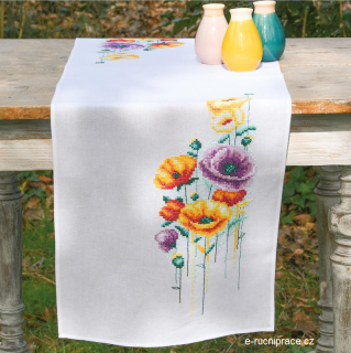 VE-0207581 - Ubrus barevné máky