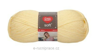 Red Heart Soft č. 8324 - světle žlutá