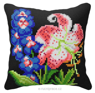 OR99104 - Květiny (polštář na vyšívání)