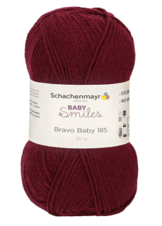 Bravo Baby č. 1045 - vínově červená tmavá