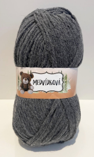 Medvídková příze č. 82260 - tmavě šedá