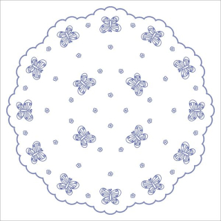 BE-B18 - ubrus pro vyšívání 120 x 120 cm