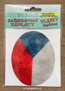 70660 - Zažehlovací záplaty - VLAJKA ČR (2 kusy)