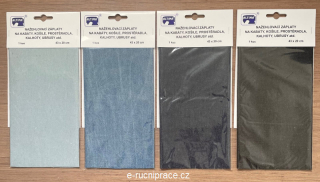 70306 - Záplata nažehlovací JEANS 43 x 20 cm - černá