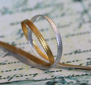 Prýmek leonský 2,5 mm; délka 1 m - stříbrný