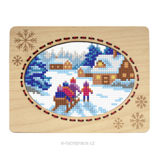 OR6680 - Zimní krajina s dětmi