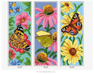 OR8717 - Záložky s motýlky - plastová kanava