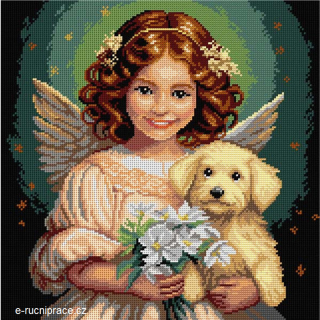 G3594 - Anděl s pejskem