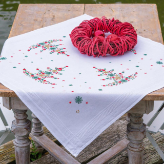 VE-0227467 - Vánoční ubrus na vyšívání