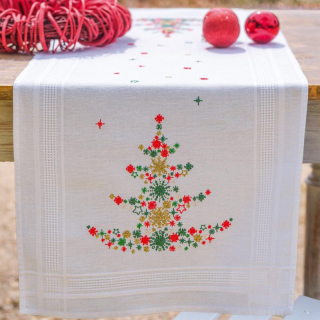 VE-0218373 - Vánoční ubrus na vyšívání