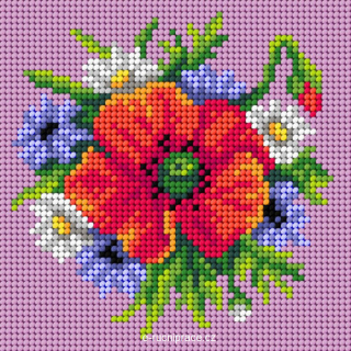 G3610 - Luční květy (15 x 15 cm)