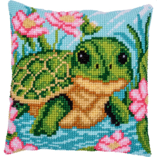 VE0228632 - Želva (polštář na vyšívání)