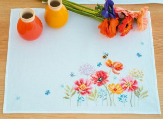 VE-0230494 - Prostírání s květinami (46 x 35 cm)