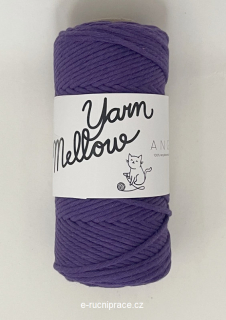 ANGEL 3 mm (Yarn Mellow) - fialová DOPRODEJ 1 ks