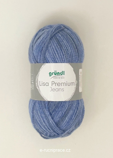 Lisa Premium Jeans - č. 06 odstíny modré DOPRODEJ 1 ks
