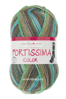 Fortissima Color 100g - č. 2499 (ponožková příze)
