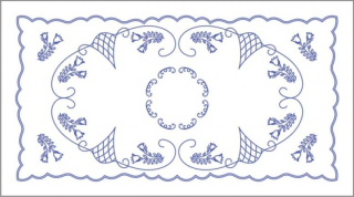 BE-K96 - ubrus pro vyšívání