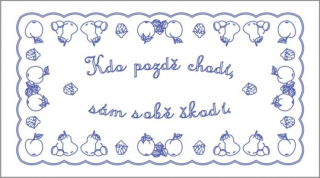 BE-K92 - ubrus pro vyšívání