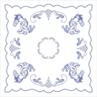 BE-U98 - ubrus pro vyšívání