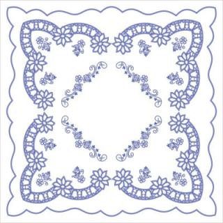 BE-U72 - ubrus pro vyšívání