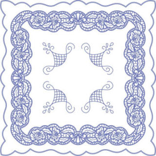 BE-U37 - ubrus pro vyšívání