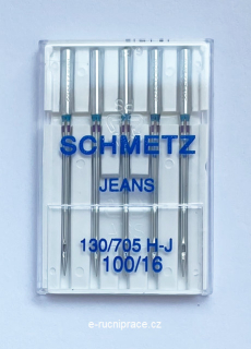 82304 - Jehly strojové 705H JEANS 100
