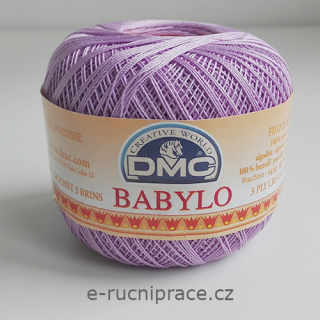DMC Babylo 50g; síla 20 - č. 210 fialová