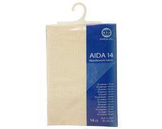 Aida RTO 14ct - ecru; 39x45 cm