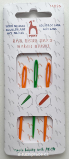 ST - Plastové jehly na vyšívání