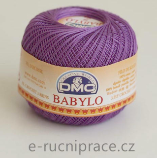 DMC Babylo 50g; síla 20 - č. 553 tmavě fialová DOPRODEJ 2 ks