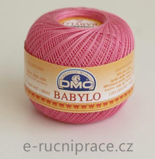 DMC Babylo 50g; síla 20 - č. 603 růžová DOPRODEJ 2 ks